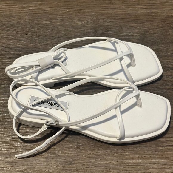 Steve Madden women's sandals - Size 5.5  - White (never worn) - Picture 4 of 5